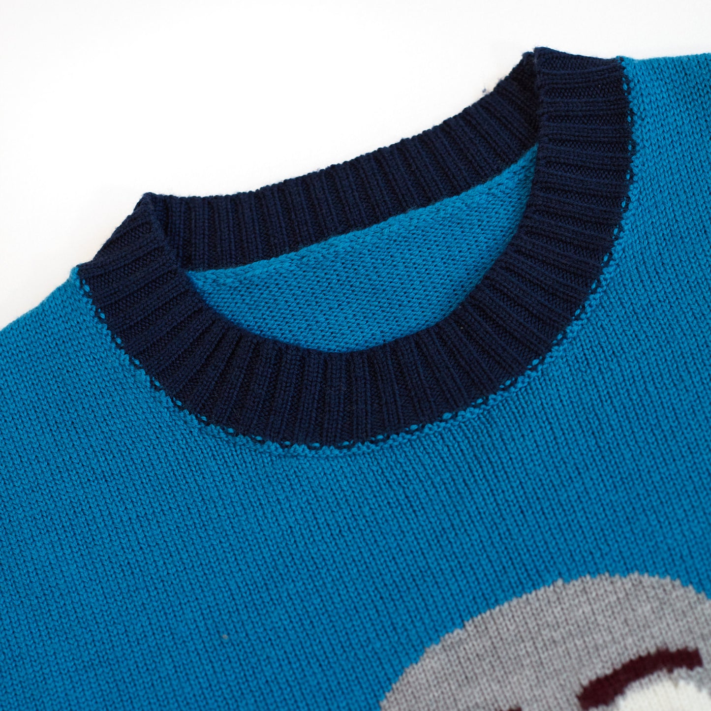 Blue "Creature" Sweater
