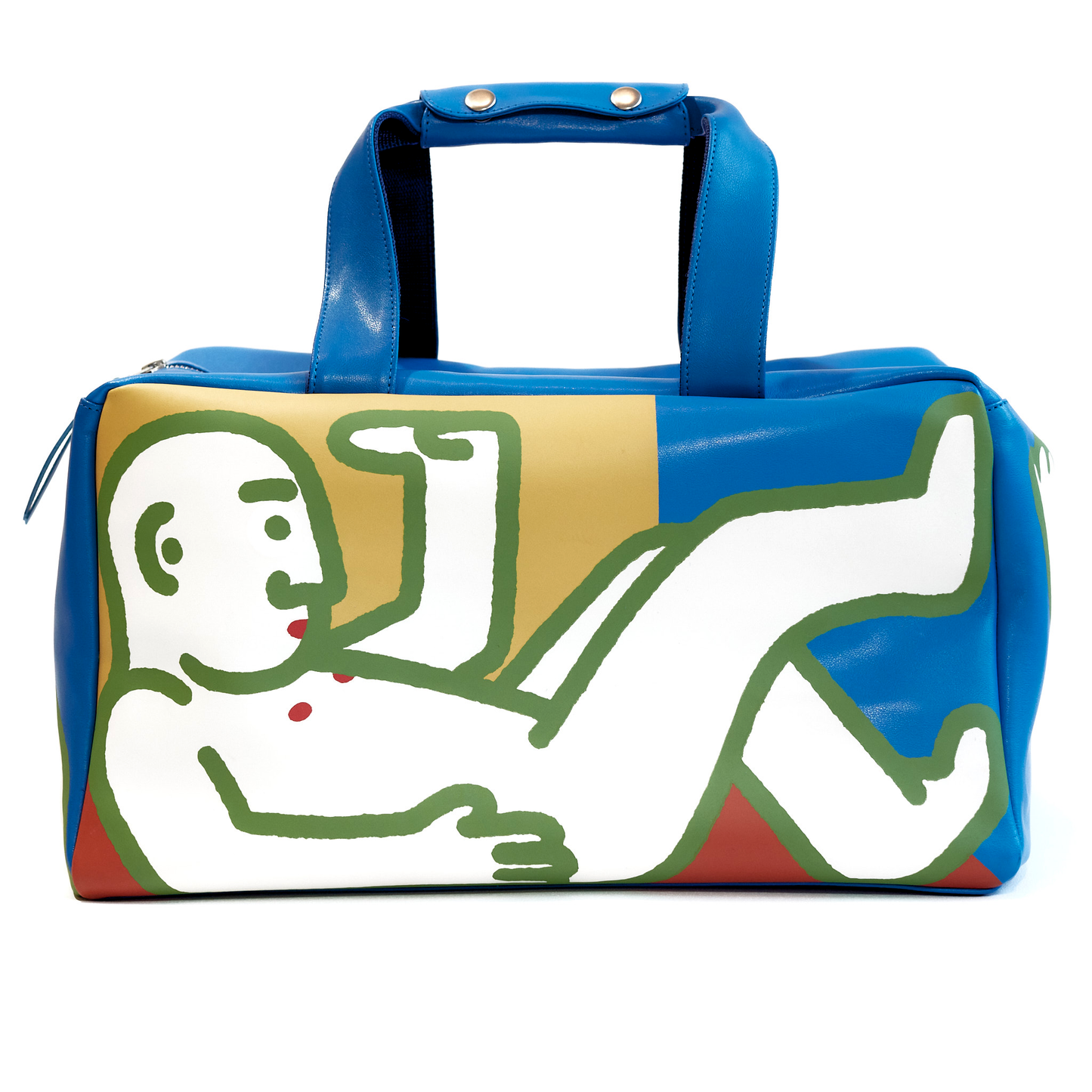 "Rubik's" Leather Bag