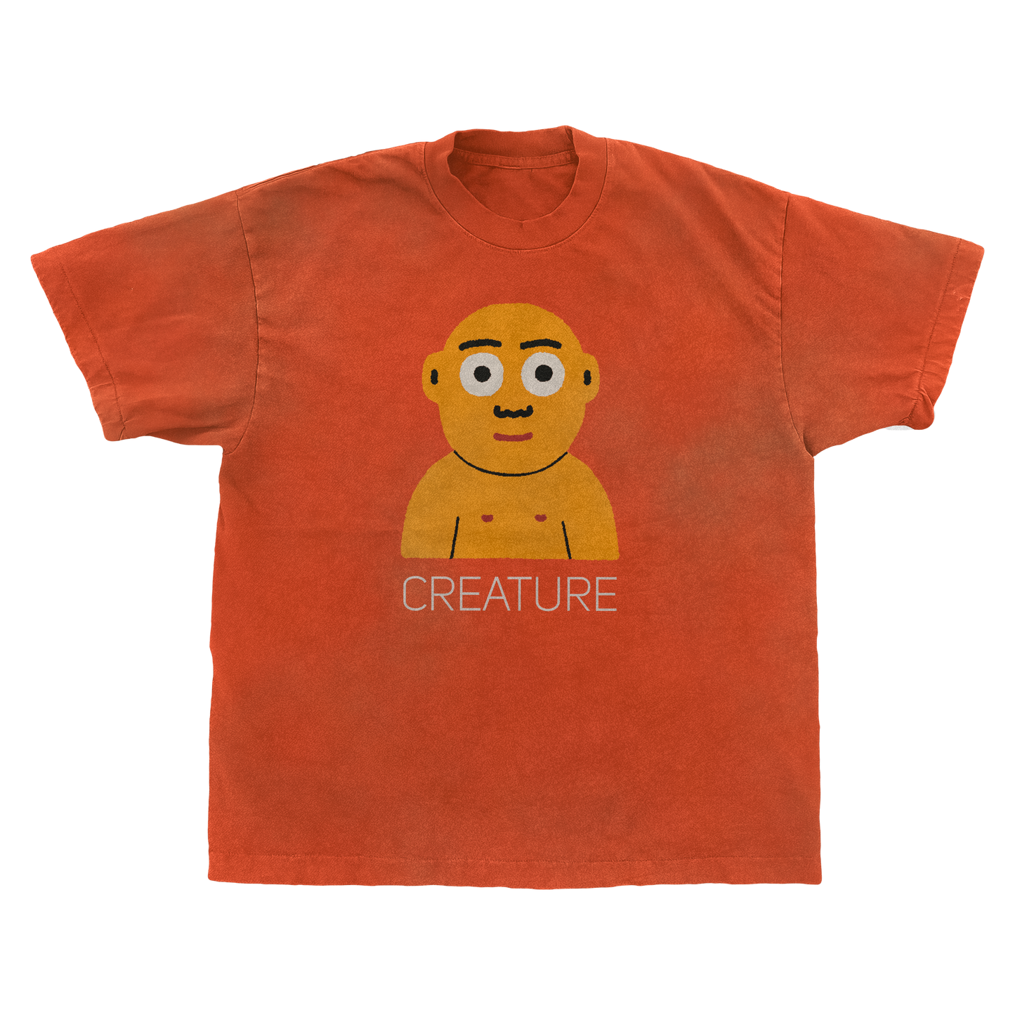 Orange "Creature" T-Shirt