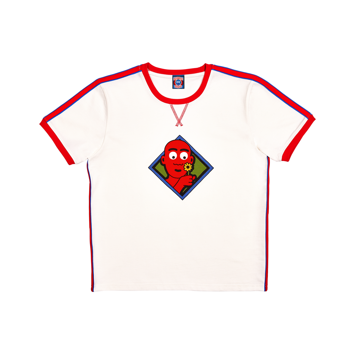 Red “Diamond” Ringer T-Shirt