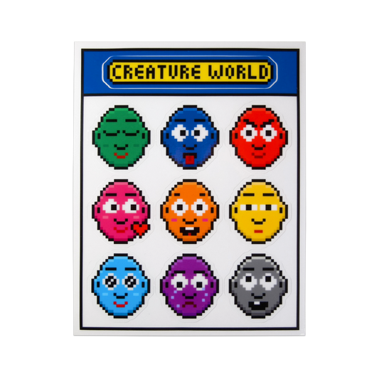 "Faces" Sticker Sheet