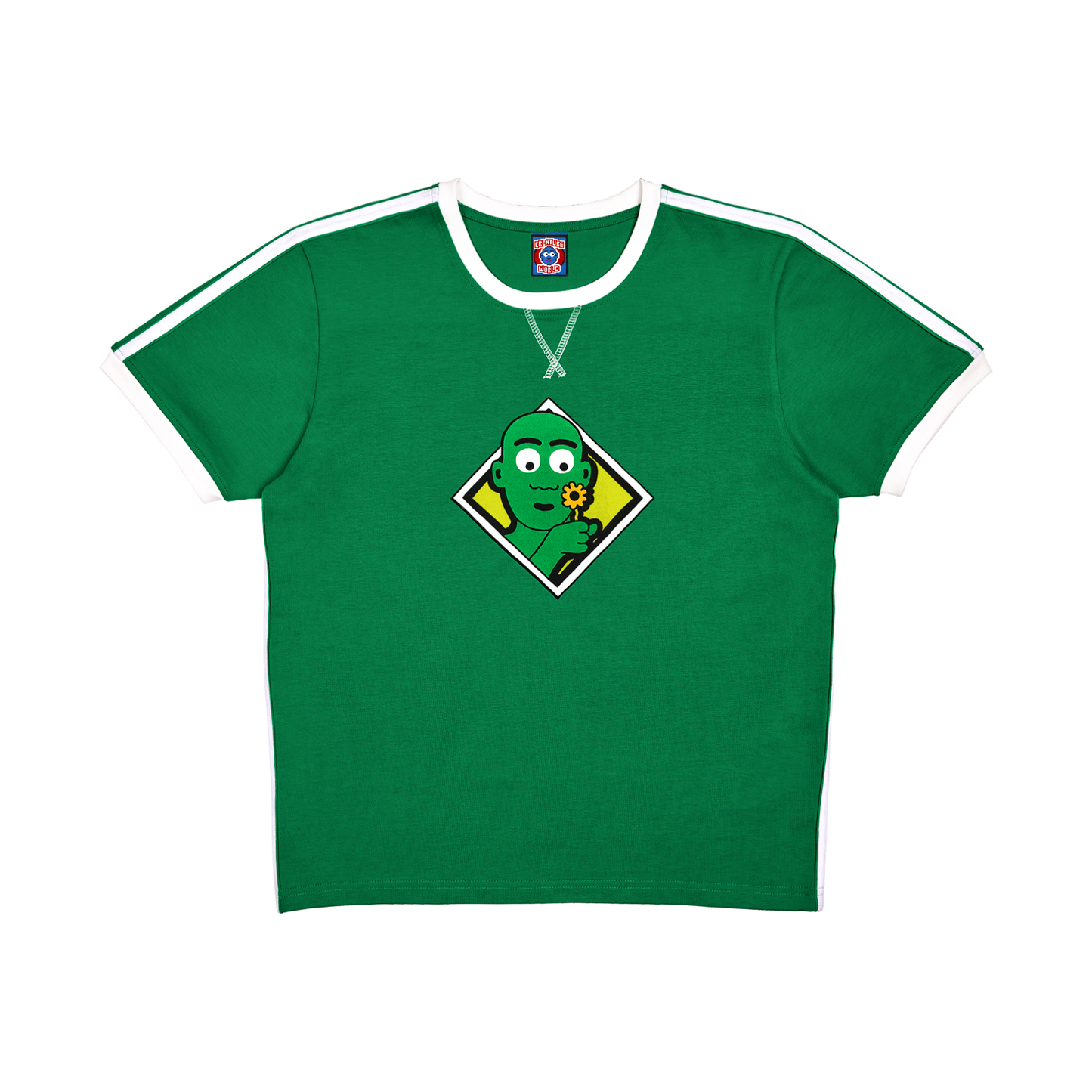 Green “Diamond” Ringer T-Shirt
