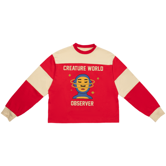 Red "Observer" Long Sleeve